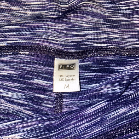 Fleo women’s medium athletic spandex shorts blue - Picture 4 of 4